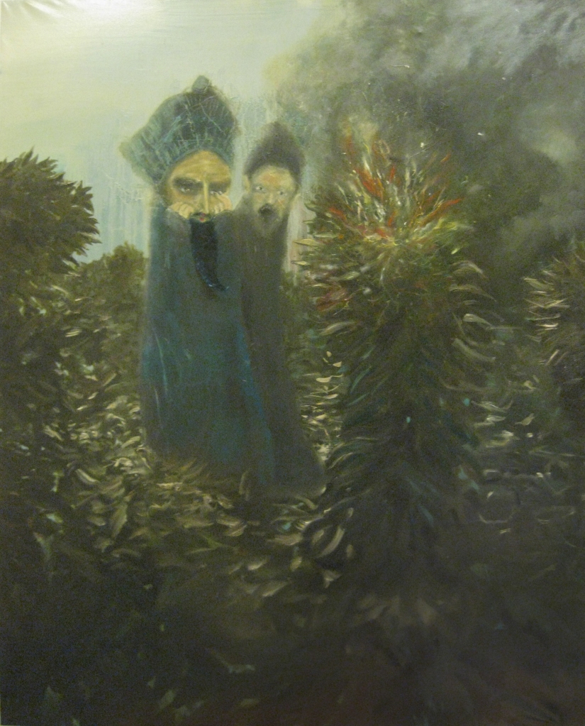 burnin'bush-2012-olio su tela-200x160 cm